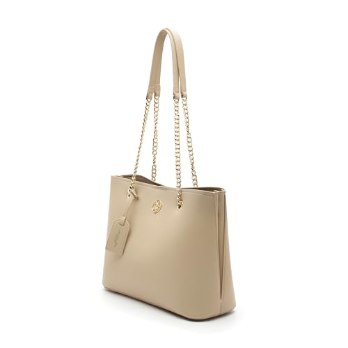 Image of Gabby Solid Tote Handbag |Multi Pockets For Women| Stylish Handbag For Women |Office Bag And Everyday Use