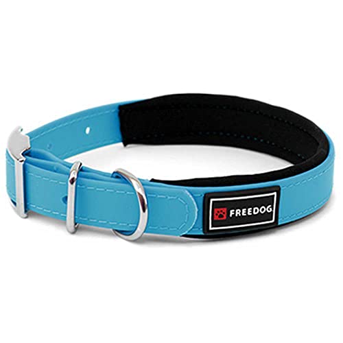 Freedog Collar Perro Ergo PVC con Acolchado Neopreno 15x35cm (Azul) Cover