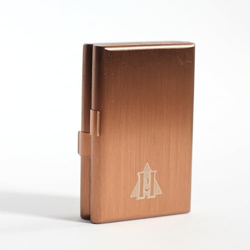 Estuche de liar de acero inoxidable oro rosa para regalo