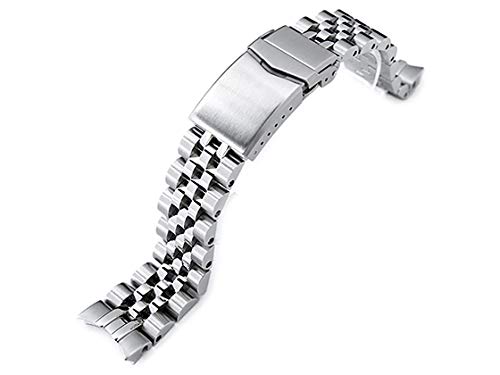 Amazon.co.jp: 20mm メタル時計バンド ステンレス ANGUS ジュビリー