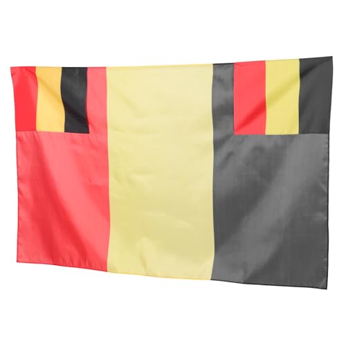 MAGICLULU Capa de Bandera Nacional Deportiva para Adultos, Cómoda Mangas, de Poliéster, Talla Única Competencia Deportiva y Fiestas