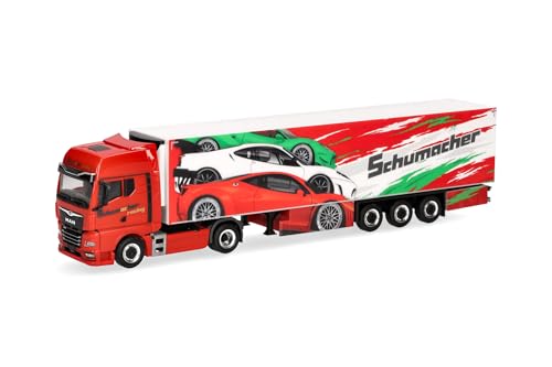 Miniature 1:87 Herpa Man TGX GX semi-remorque frigorifique de collection Schumacher