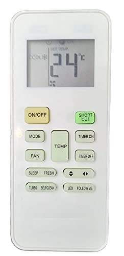 Image of Ehop Remote Compatible for Voltas Air Conditioner with Shortcut Button VE-142 (Please Match the Image with Your existing or Old Remote Before Ordering)