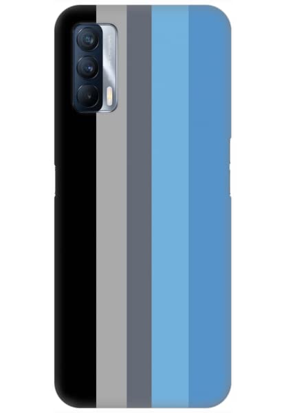 COBERTA Printed Back Cover for Realme X7 Back Cover Case - Blue Grey Black Stripes (B0B3BY83J1) Amazon Price History, Amazon Price Tracker
