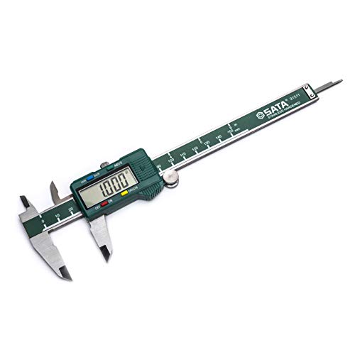 SATA 150MM Electronic Micrometer Caliper Professional Precision Measuring Tool with Large Digital Display