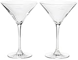 Villeroy und Boch Purismo Bar Cocktail-/Martiniglas 2er-Set, Kristallglas, durchsichtig, 175 mm, 2