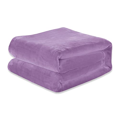 Couverture haut de gamme aspect velours toucher ultra pelucheux pour grand lit - 8