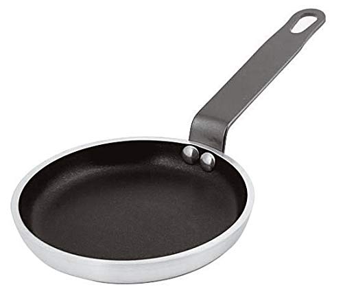 BelleVie Commercial Non-stick Blini & Pancake Pan, Dia. 4 3/4\" x H 3/4\"