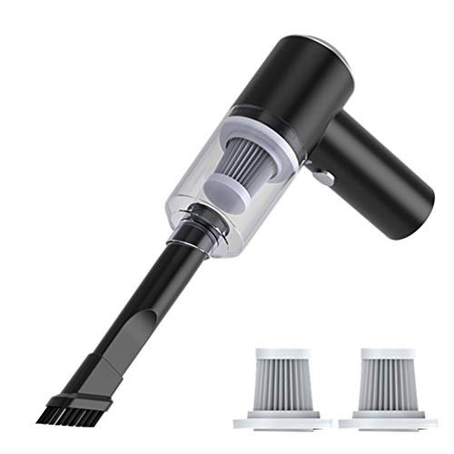 Handstaubsauger Akku Akku Nass-Trocken-Staubsauger mit Starker Absaugung für Home-Office-Auto 120W