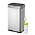 EKO Mirage-T 50 Liter / 13.2 Gallon Touchless Rectangular Motion Sensor Trash Can, Brushed Stainless Steel Finish