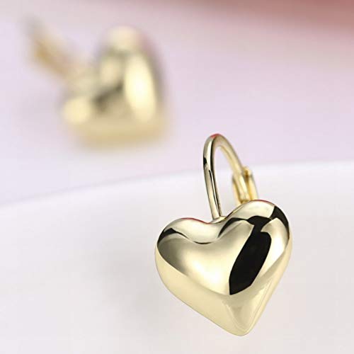 Boucles d'oreilles coeur tendance mode romantique pour femmes délicates