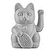 Produktbild Donkey Products - Lucky Cat Grey - graue Winkekatze | Japanische Glücksbringer Deko-Katze in stylischem matt-Farbton