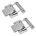 Cabinet Latch Lock Box Latch 2PCS Stainless Steel Latches for Boxes Barrels Cabinets Mechanical Equipment Electromechanica