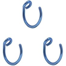 FANSING 3 Pieces Stainless Steel Faux Nose Rings Hoop