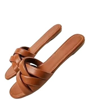 Cross Flats Sandal for women and girls | Women Ethnic Flats Footwear for Women | Fancy & Stylish Slippers For Party and Formal Wear
