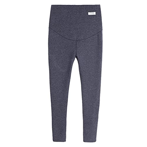 Pantalones de lana de moda para mujeres embarazadas con cintura alta, ajuste más cómodo como una alternativa elegante a los leggings eleg, gris, XL