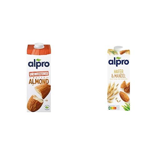 Alpro Seti | Şekersiz Badem 1 L x1 + Yulaf Badem 1L x1