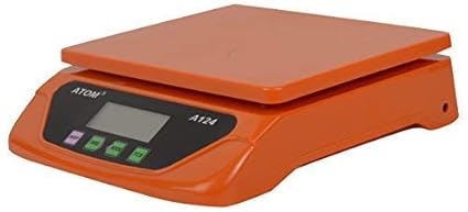 ATOM-A-124 Multipurpose Digital Kitchen Weighing Scale Measuring Upto 30 Kg (Including Adapter) of Fruits,Spice,Food,Vegetable and More with Large LCD Screen Display
