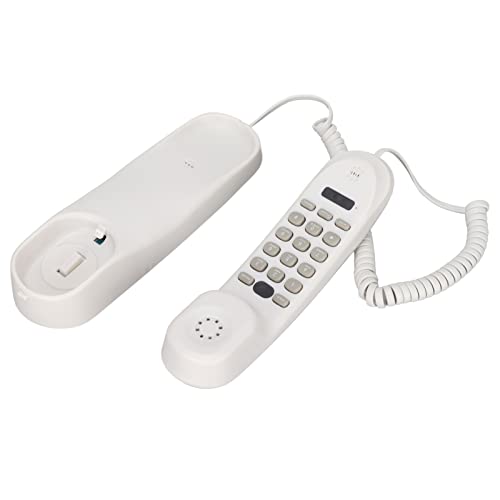 Teléfono fijo cableado de pared S-5A con funciones dual FSK DTMF miniatura 7