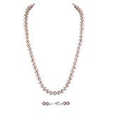 Pearlzzz N/A Argent plaqué rhodium Ronde Culture en eau douce N/A