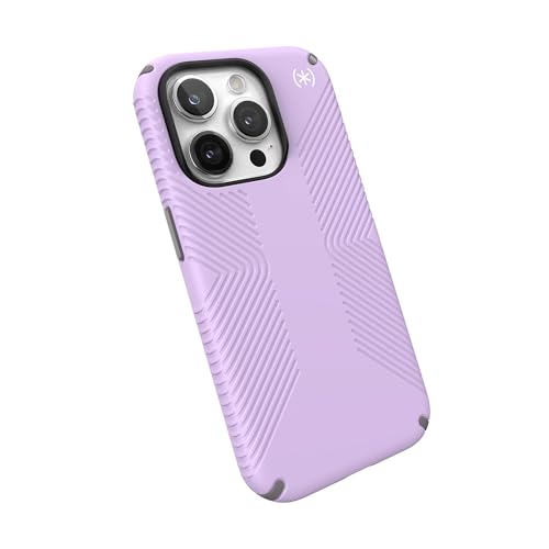 Image of Speck iPhone 15 Case MagSafe - iPhone 16e Case - Slim Phone Case iPhone 15-6.1 inch - Compatible with iPhone 14 and 13 Case MagSafe - Presidio2 Grip Nimbus Pink /Dahlia Pink