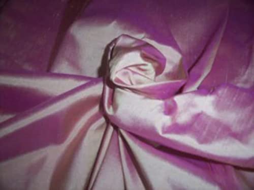 Silk Dupioni Soie rose jaune irisé 112 cm évitez les tissus froissés en mariage