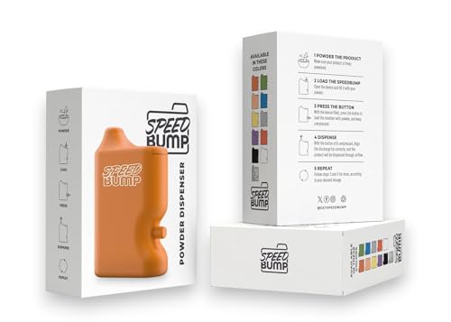 Portable Pepper Shaker (Orange) - Versatile Seasoning Set, Multi Functional Salt Dispenser Spice Shakers for Easy Use - Convenient & Discrete Plastic Salt and Pepper Dispenser for Fine Spices