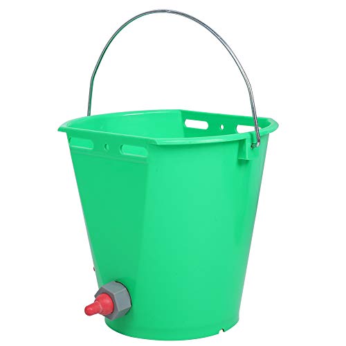 Cubo de Dispensador de Leche de Ternero, Cubo de Alimentación de Leche Múltiple Dispensador de Leche de Ternero 8 l. (Estilo de una Sola Boca) (Dos Estilo de Boca)