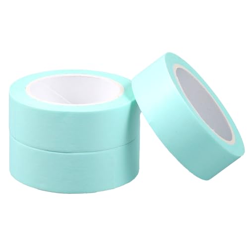 Alrhso 3 Rolls Light Green Washi Tapes 33 Yards Decorative Masking Tape Adhesive Paper Tapes No Residue for Packaging Decor Journals Scrapbooks Planners DIY Crafts Gift