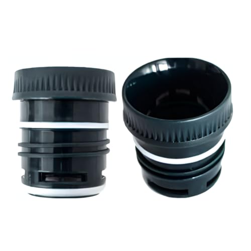 YAYA Market Tapon cebador para Termo Stanley, Repuesto, Stanley Classic Aislado al vacio de Boca Ancha (Negro)