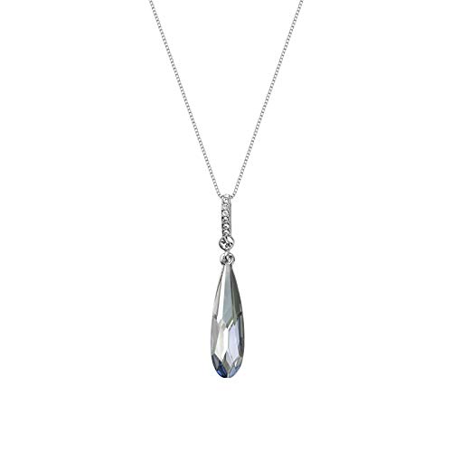 Collier goutte d'eau en cristal pour femme, le cadeau idéal de clavicule