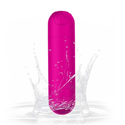 GXBOGR Handheld Electric Back Massager -10 Modes Mini Waterproof&Rechargeable Handheld Deep Tissue Neck(Rose)