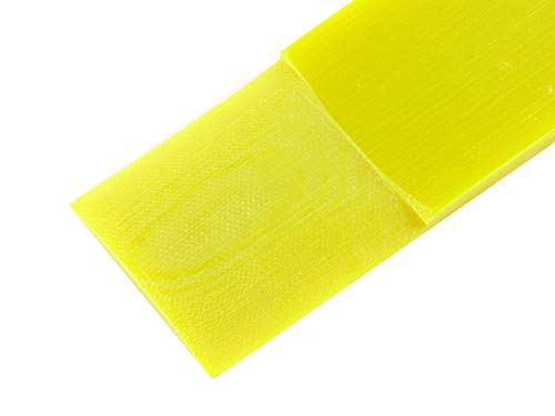 G10 - Material do cabo da faca - Faixa em camadas - Amarelo Dayglo