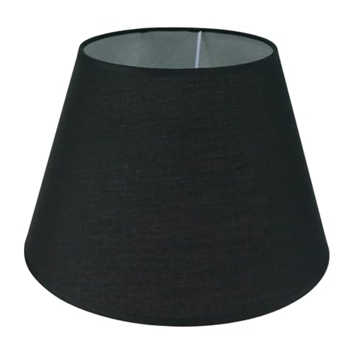 DULEE Abat-jour E27 E14 de 30 cm - En tissu fait à la main - Pour lampadaire, lampe de table, lampe de chevet (haut) 18 cm x (hauteur) 20 cm x (bas) 30 cm,...