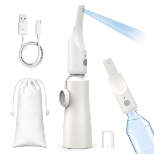 Image of ELECTOMANIA Portable Bidet with 3 Pressure Mode - 350ML Portable Jet Spray for Toilet for Travel - 800mAH Rechargeable Battery - IPX7 Water Resistant - Handheld Bidet Spray for Toilet for Personal Hygiene, Postpartum & Baby Care