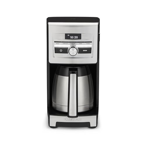 Cuisinart Personal Brew 10-Cup Thermal Coffee Maker, Fully Automatic Programmable Coffee Machine with Hot or Over Ice Options, Brew Strength Control, 52 Ounce Removable Water Reservoir, DCC-10