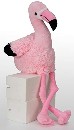 BRUBAKER Plüsch Flamingo Rosa 60 cm Kuscheltier Plüschtier Stofftier