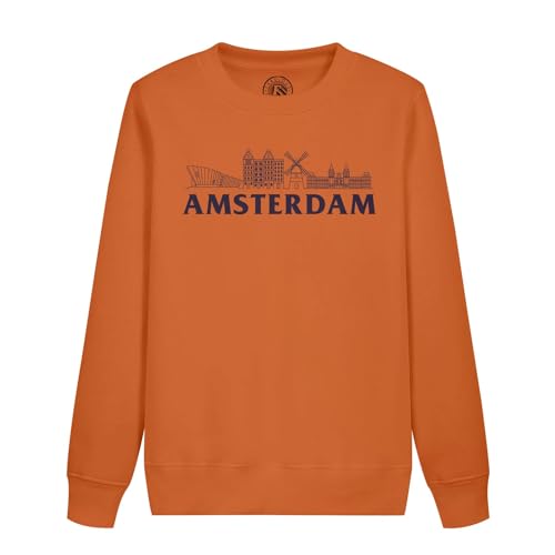 Sweatshirt enfant Amsterdam voyage mode enfantine pour le tourisme