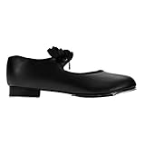 Capezio 925 Kunstleder-Steppschuh mit Flachem Absatz, Schwarz, 36.5 EU