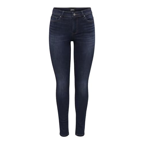 ONLY Female Skinny Jeans ONLWAUW Mittlere Taille Skinny Fit Jeans