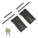 SKB TSA 2 Locking Latch Kit for iSeries Cases, Travel Approved Lock Set with Keys and Replacement Pins, Easy Install Upgrade for Luggage Security