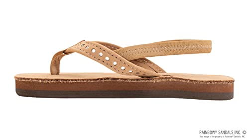 Rainbow Sandals Kid's Single Layer Premier Leather w/Narrow Crystal Strap2