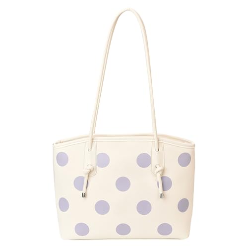 Sac sous les bras à pois en cuir PU pour vos sorties casual