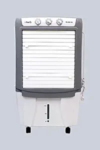 Burly Glaze 75 Ltr Air cooler with honeycomb cooling media, ice chamber for faster cooling, and powerful air throw with an auto-swing | low noise operation.