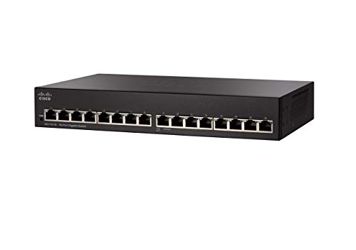 Cisco SG110-16 Unmanaged Switch | 16 Gigabit Ethernet (GbE) Ports | Limited Lifetime Protection (SG110-16-NA) #1