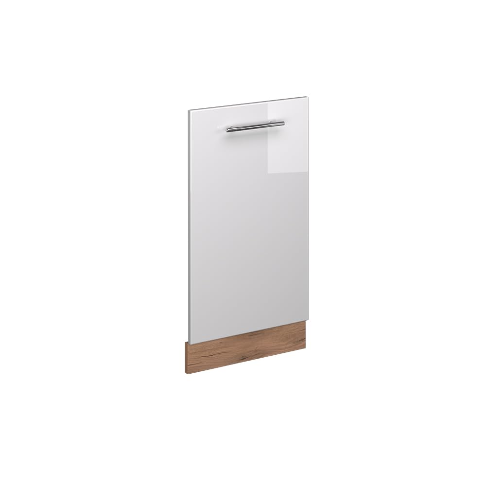Vicco Panel przedni zmywarki "Fame-Line", Biały wysoki połysk, 45 cm | bez blatu roboczego, à combiner avec d'autres modules de la série Fame-Line