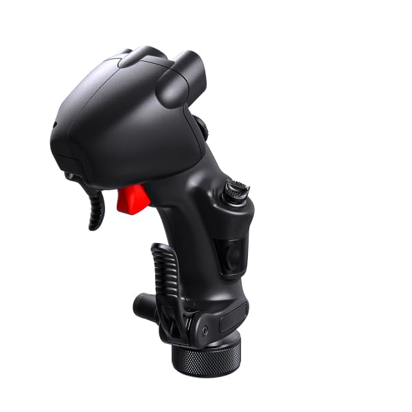 VIRPIL Controls CDT-AERO-R Grip Premium Joystick Griff für PC Flugsimulation HOTAS Flightstick Aufsatz Rechtshänder mit Twist-Achse kompatibel mit WarBRD-D und MongoosT-50CM3 Bases