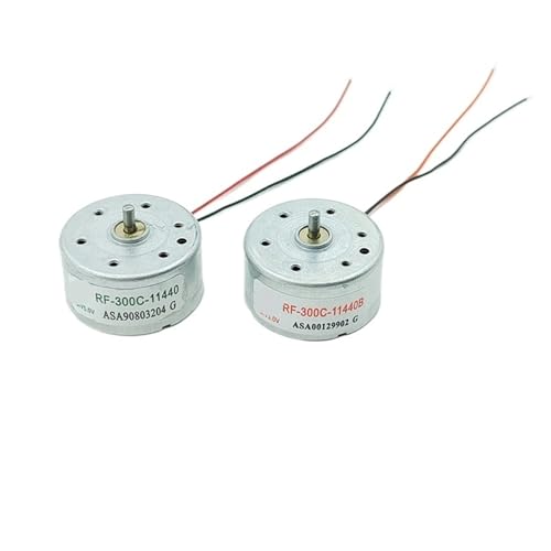 Moteur 300 DC 1.5V-6V 6500 tr/min miniature rond de 24mm de type Model B