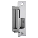 HES 4500C-12/24-630 Complete Electric Strike, Satin Stainless Steel Finish, Static Strength 1500 lbs., Includes Faceplates for Cylindrical and Mortise Locks, Dual-voltage 12 or 24 VAC/VDC