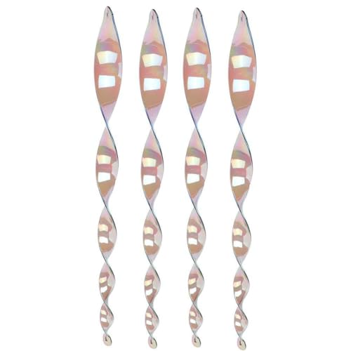 Repelente de pájaros Repelente de pájaros Reflectante Espiral Colgante Decoración disuasoria para Jardines Granjas Balcones Patios de Verduras Hecho de Material de PVC 40 cm 15,7